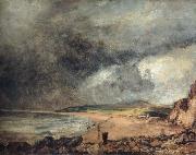 John Constable Weymouth Bay oil painting